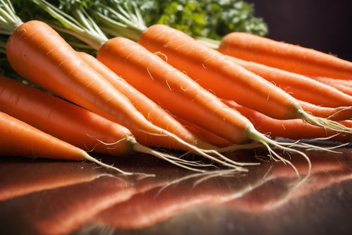 大地馈赠 新鲜土壤与成熟胡萝卜的视觉诗篇